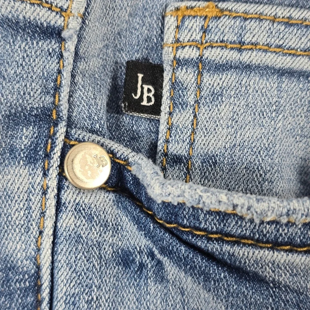Judy Blue Skinny Fit‎ Distressed Frayed Hem Jeans Medium Wash Women's Size 1/25